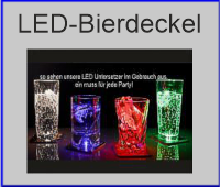 LED-Bierdeckel