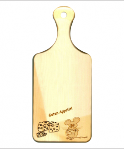 Holz-Holz-Schneidebrett mit Lasergravur mit Lasergravur